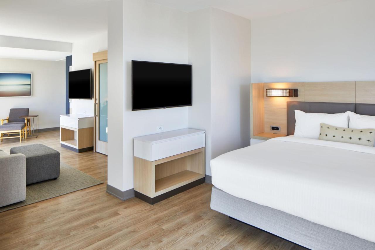 Large Corner King Suite with Trundle Bed and Inland View at Springhill Suites By Marriott Jacksonville Beach Oceanfront