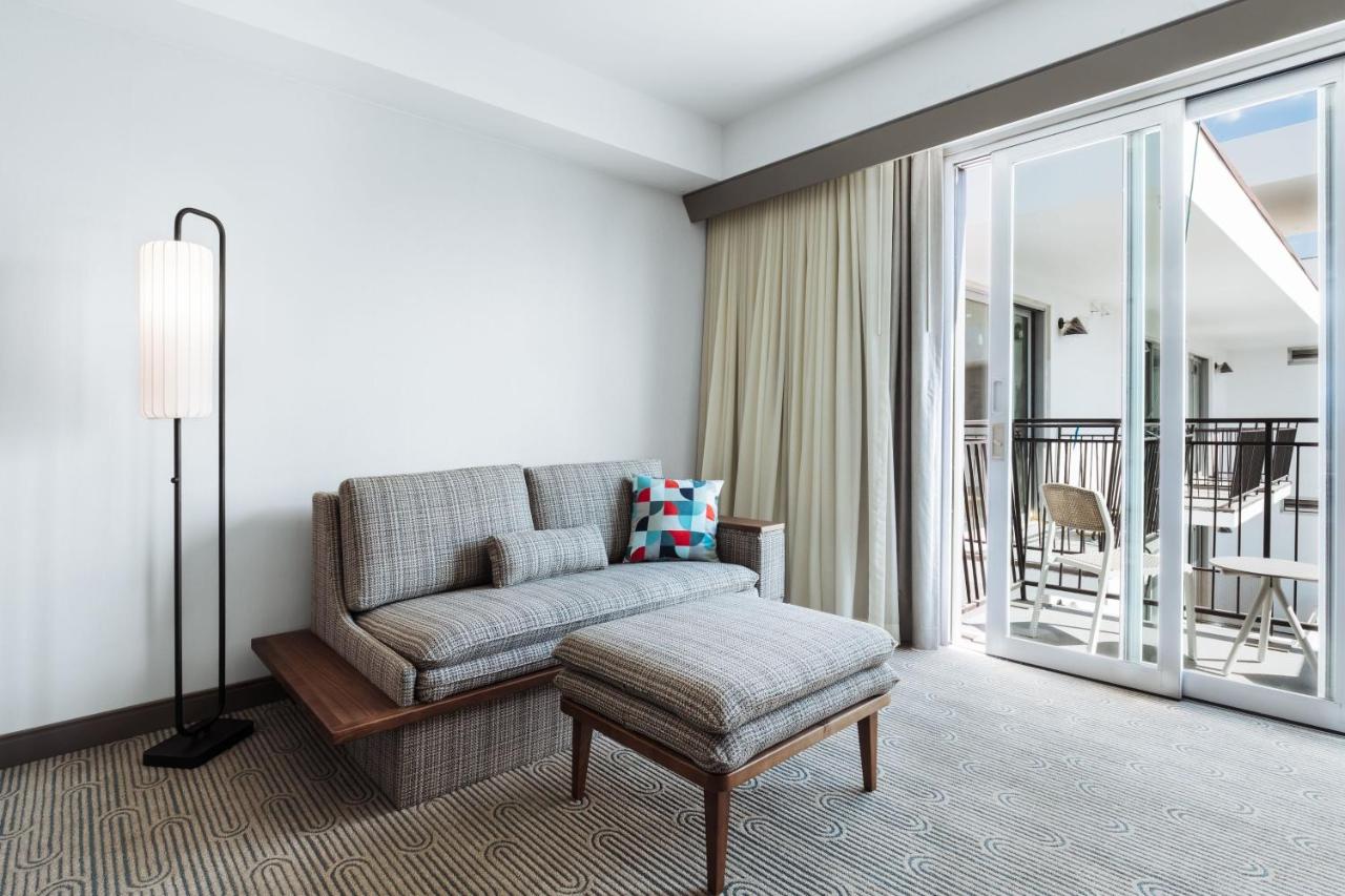 King Room with Balcony and Pool View at Courtyard by Marriott Santa Barbara Downtown
