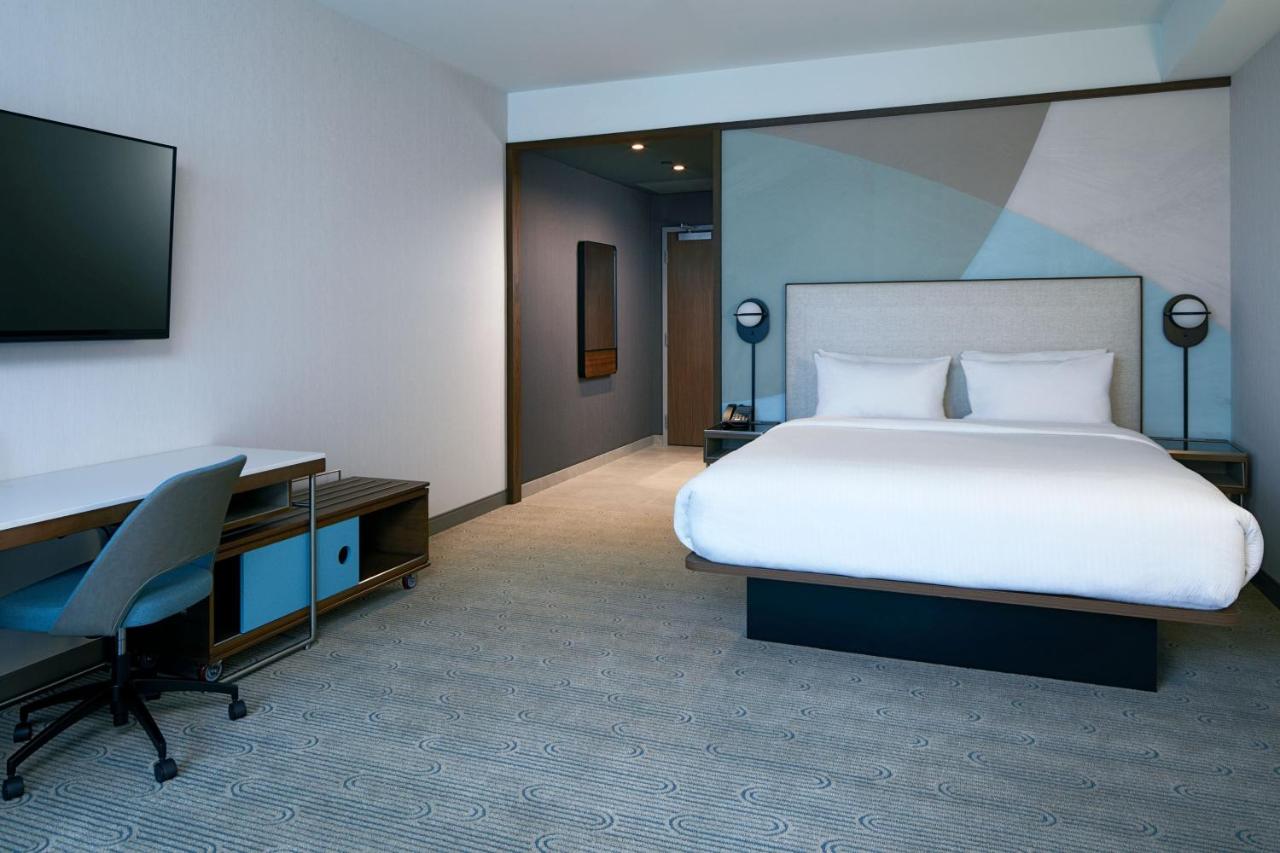 King Room with Balcony and Pool View at Courtyard by Marriott Santa Barbara Downtown