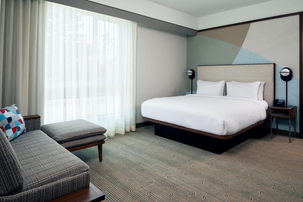 King Room with Balcony and Pool View at Courtyard by Marriott Santa Barbara Downtown