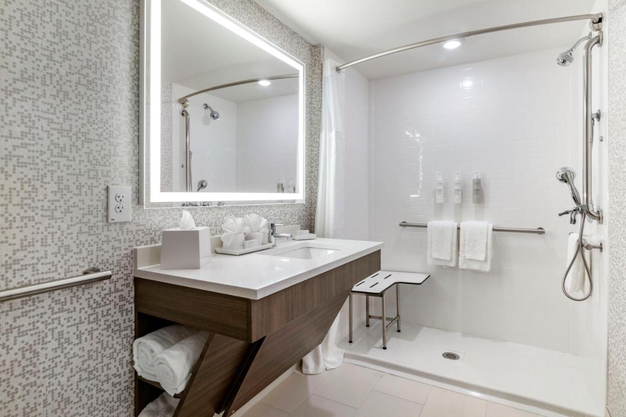 One King Suite with Roll-In Shower - Mobility/Hearing Access at Home2 Suites by Hilton Bangor