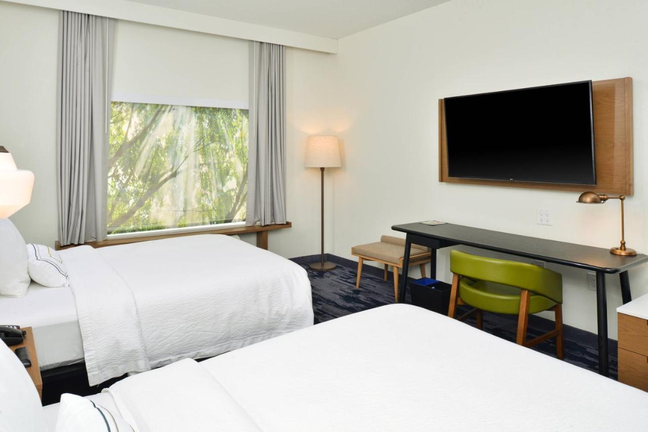 Queen Room with Two Queen Beds - Hearing Accessible at Fairfield Inn & Suites by Marriott Charlotte University Research Park
