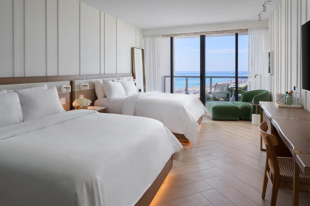 Studio Suite, 2 Queen, Ocean View, Balcony at Delano Miami Beach