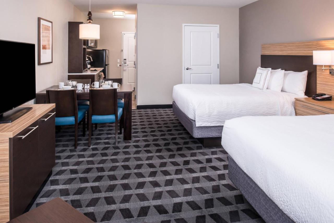 Queen Studio with Two Queen Beds and Mountain View  at TownePlace Suites by Marriott San Bernardino Loma Linda