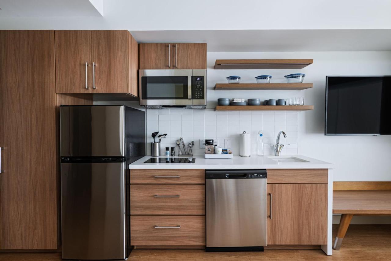 Studio with Two Double Beds, Sofa Bed and City View at Element by Marriott Dallas Las Colinas
