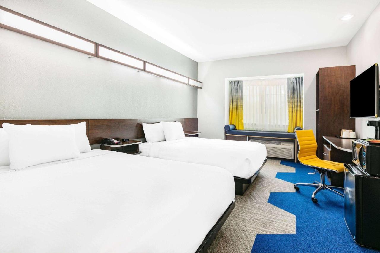 2 Queen Bed, Mobility/Hearing Accessible, Roll-In Shower, Non-Smoking at Microtel Inn & Suites by Wyndham Austin Airport