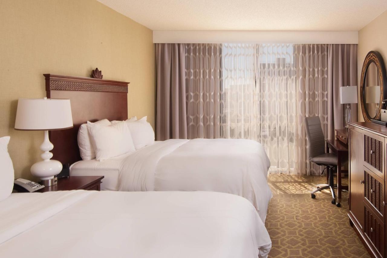 Queen Room with Two Queen Beds and Roll-in Shower - Mobility Accessible at Charleston Marriott