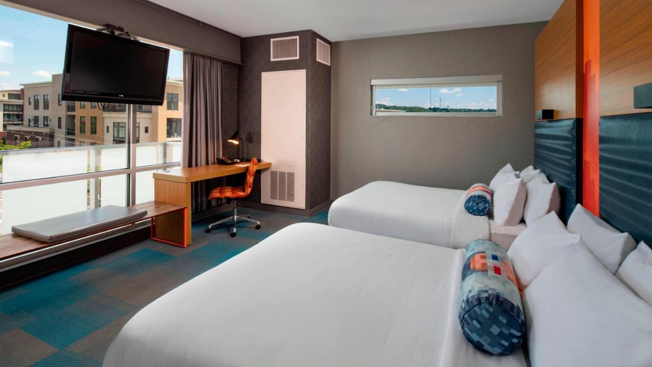 Aloft, Larger Guest room, 2 Queen, City view, Corner room at Aloft by Marriott Birmingham Soho Square