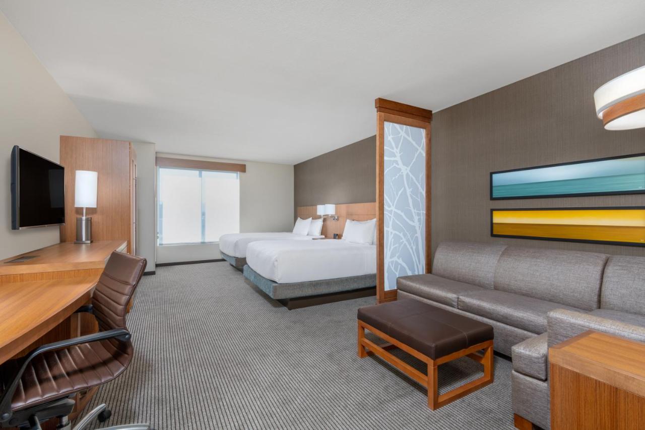 Queen Room with Two Queen Beds and a Sofa at Hyatt Place San Jose Airport
