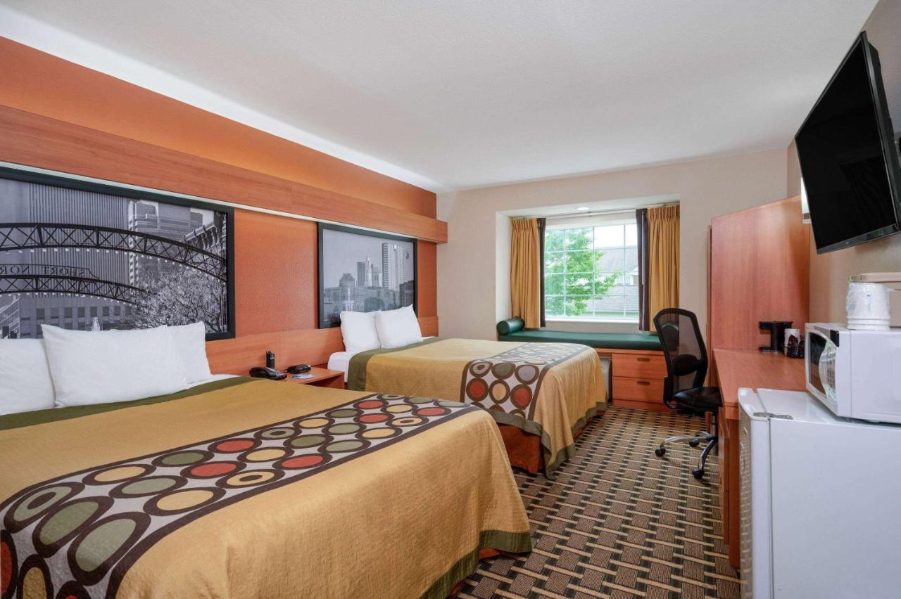 Queen Room with Two Queen Beds - Non-Smoking at Super 8 by Wyndham Columbus West