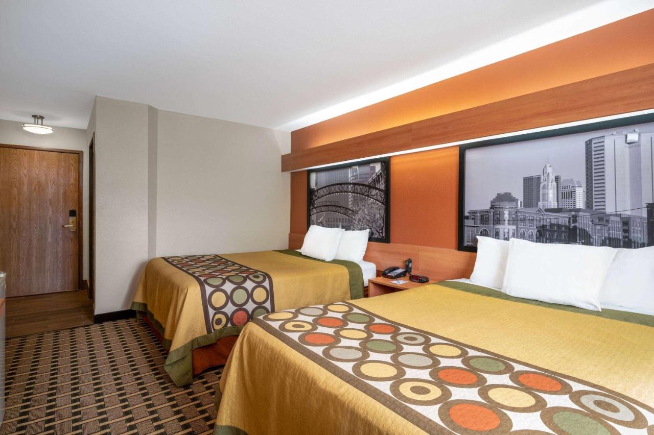 Queen Room with Two Queen Beds - Non-Smoking at Super 8 by Wyndham Columbus West