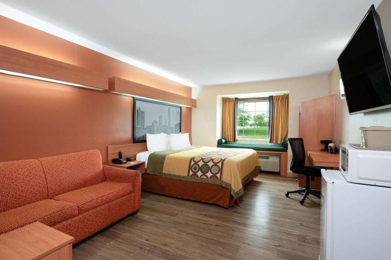 King Suite with Roll In Shower - Mobility Accessible at Super 8 by Wyndham Columbus West