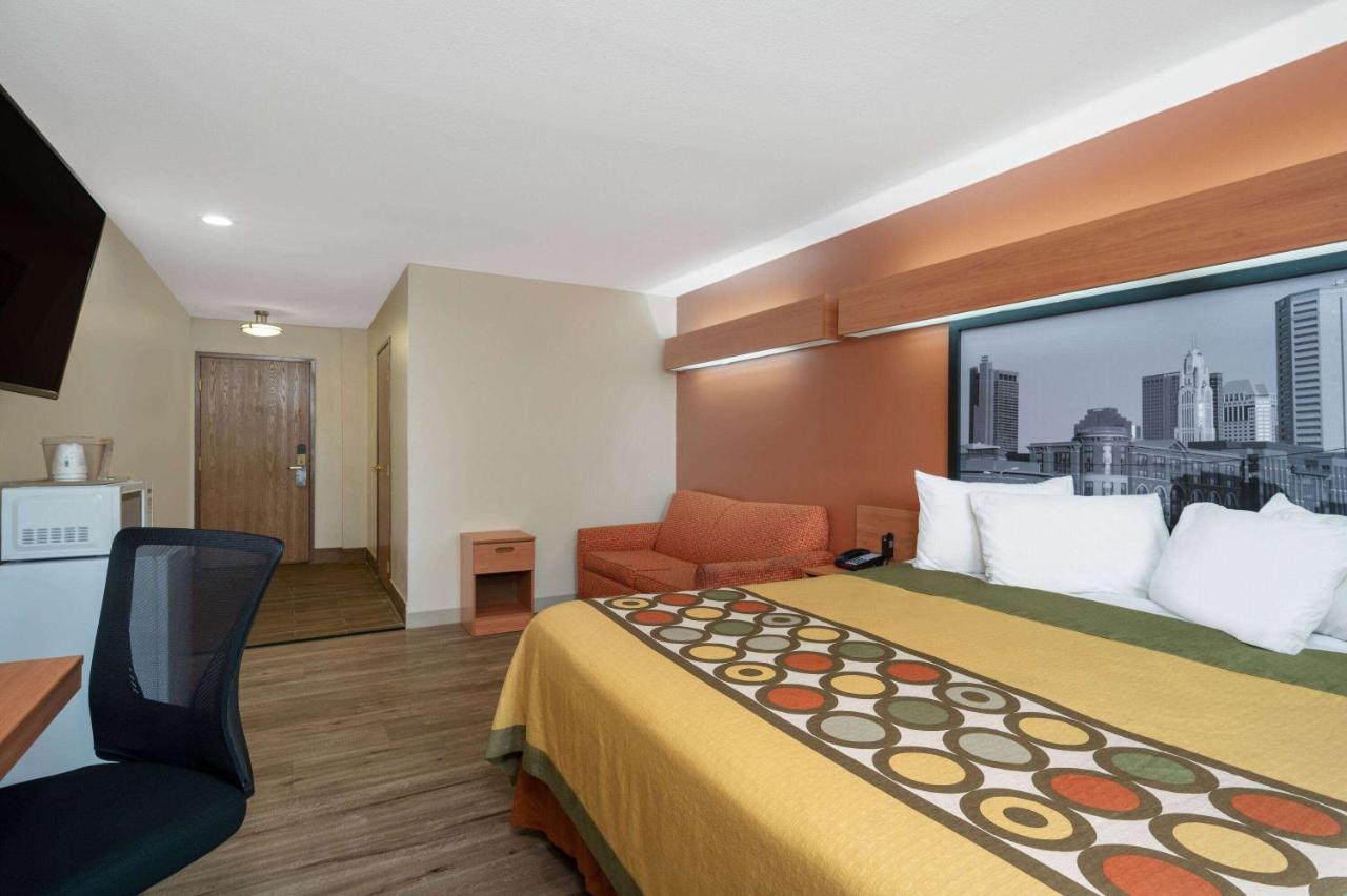 King Suite with Roll In Shower - Mobility Accessible at Super 8 by Wyndham Columbus West