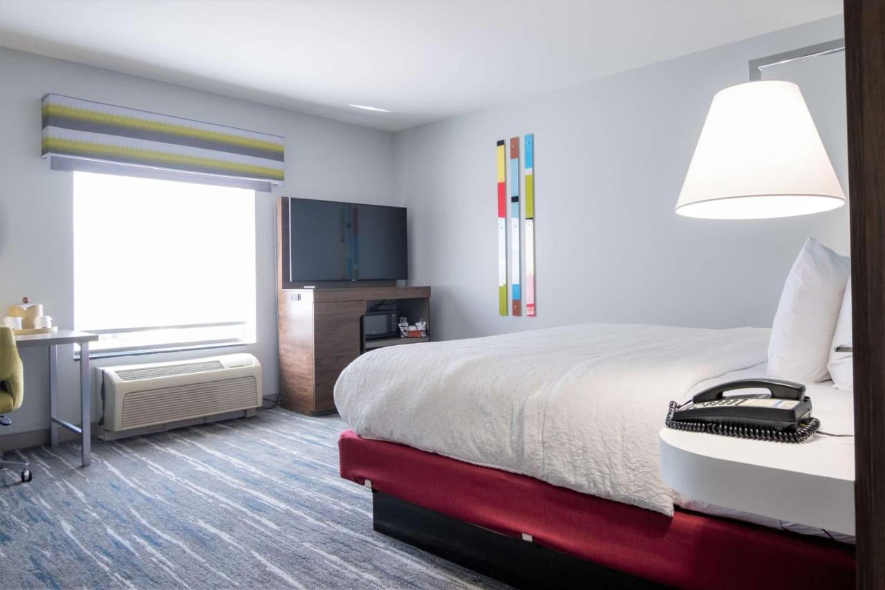 King Room at Hampton Inn & Suites Dallas/Lewisville-Vista Ridge Mall, TX