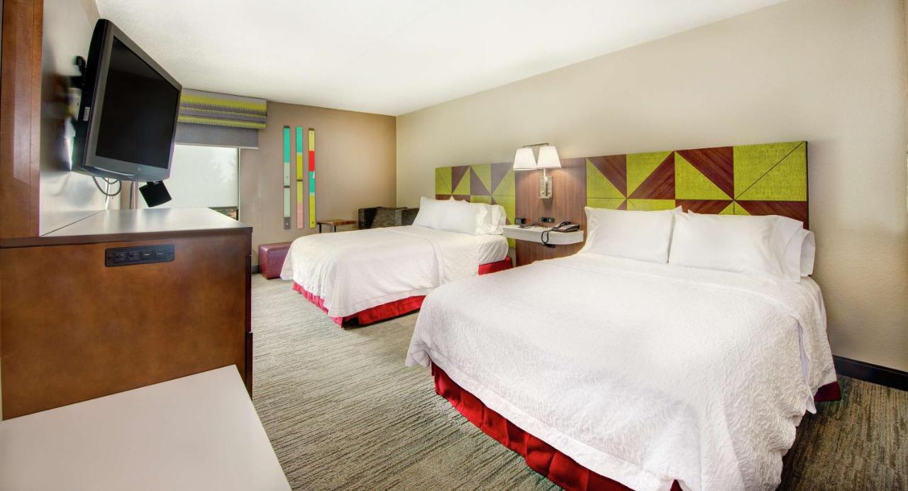 Queen Room with Two Queen Beds - Disability Access with Tub - Non-Smoking at Hampton Inn Gaffney