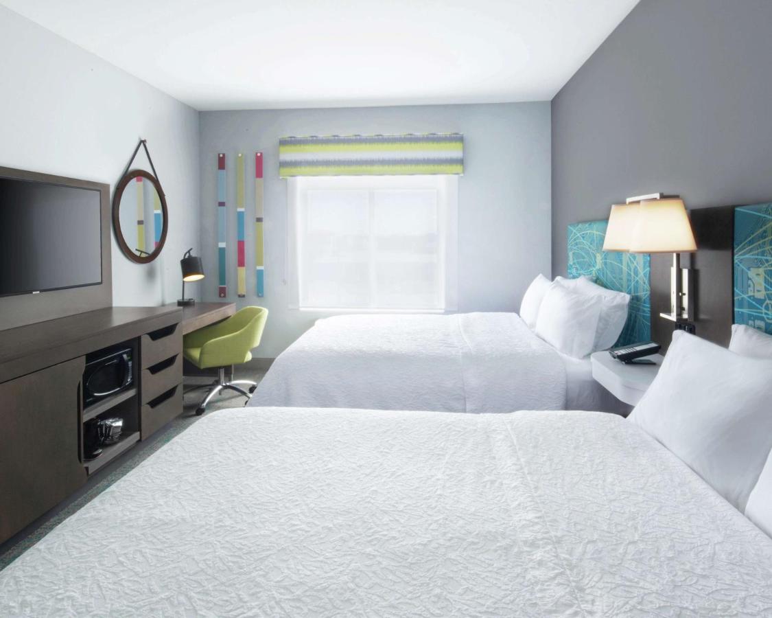 Queen Room with Two Queen Beds - Hearing Accessible/Non-Smoking at Hampton Inn & Suites Lubbock Southwest