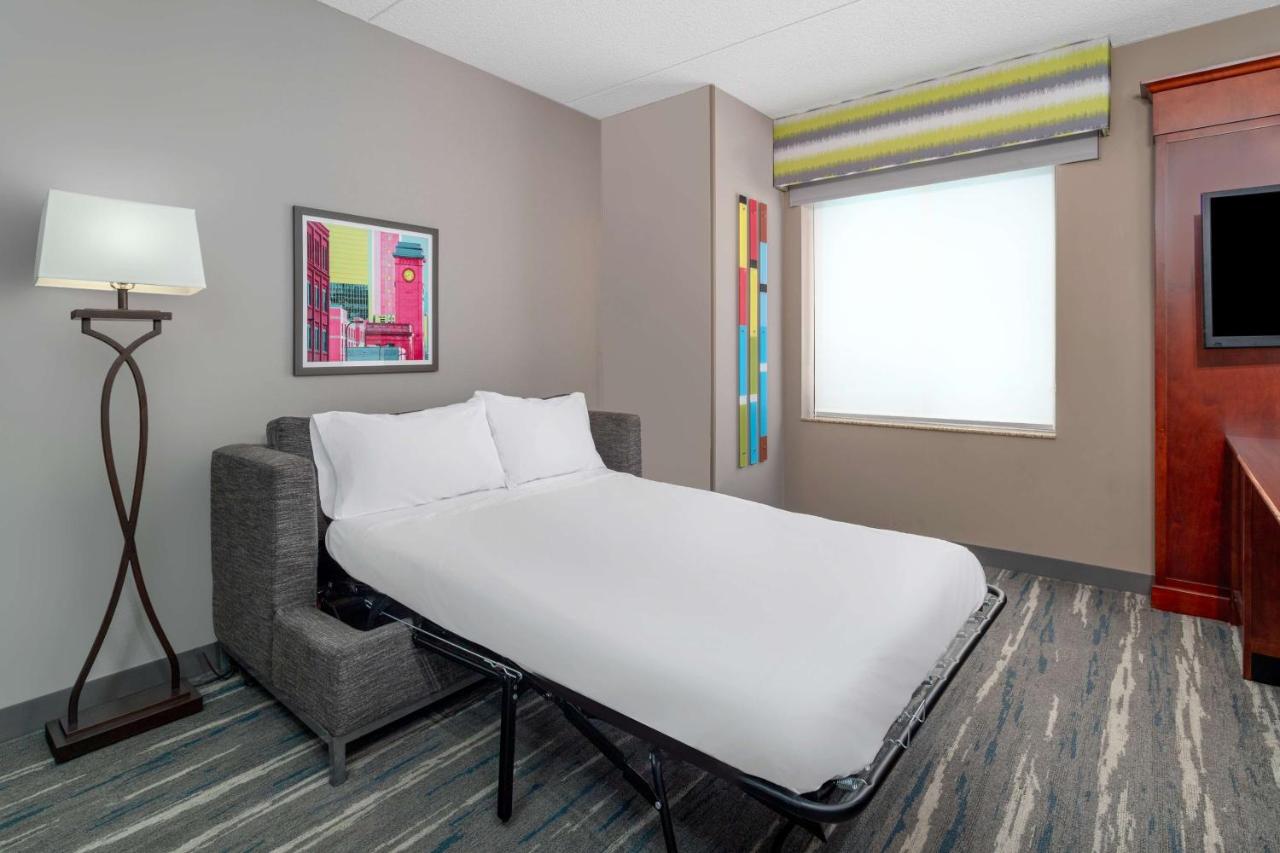 Queen Suite with Sofa Bed at Hampton Inn Suites Minneapolis St Paul Arpt-Mall of America