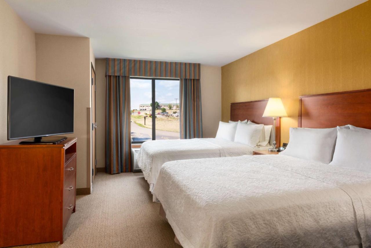 Queen Room with Two Queen Beds and Sofa Bed at Hampton Inn Spearfish
