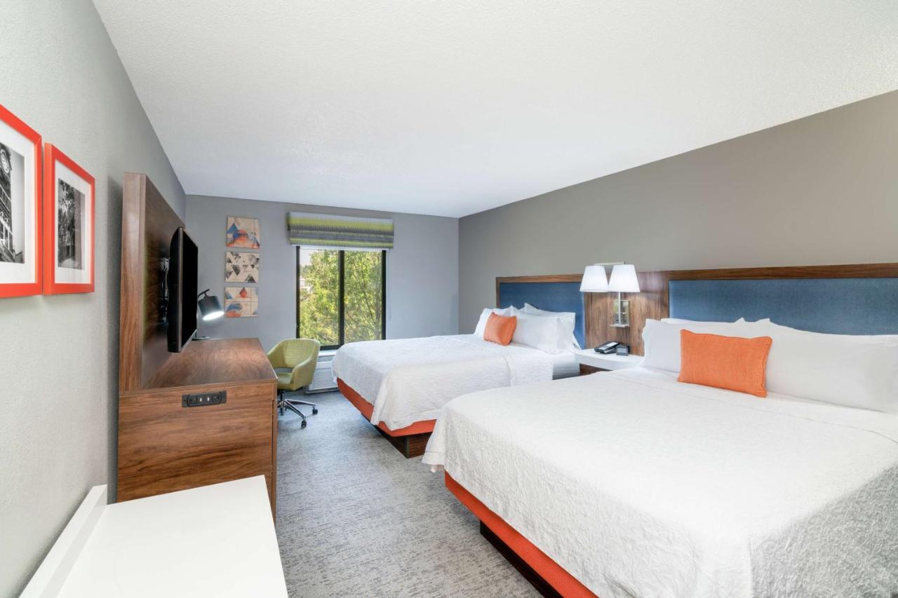 Queen Room with Two Queen Beds at Hampton Inn Suites Opelika I85 Auburn Area