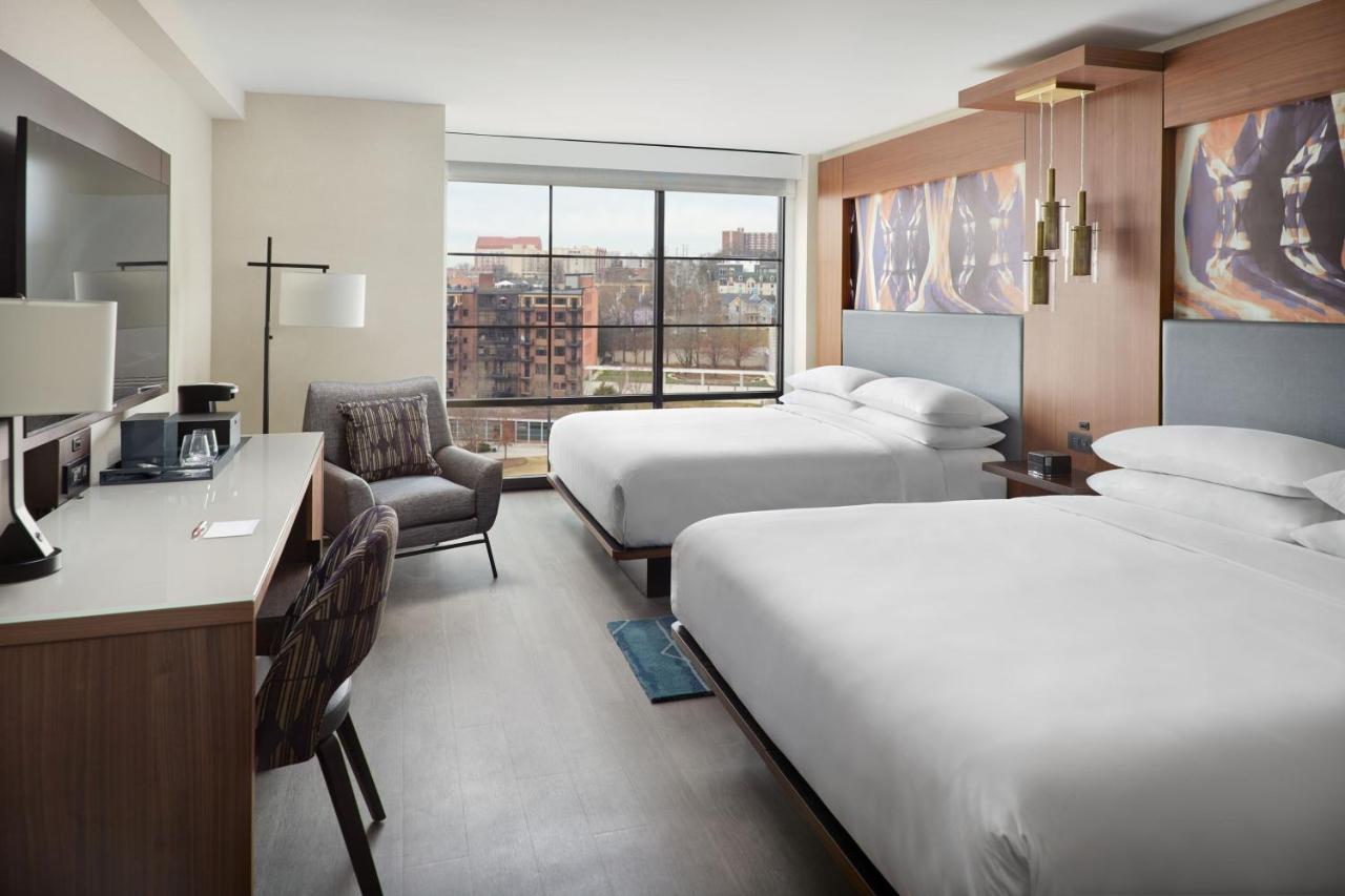 King Room with Two King Beds and Garden View - Parkside at Marriott Knoxville Downtown