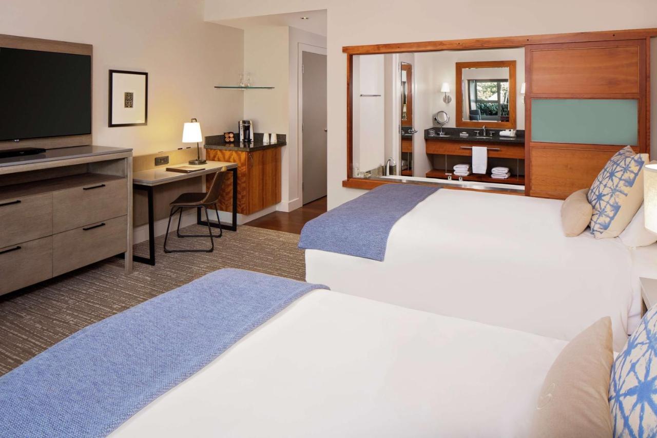 Double Room with Two Double Beds and Partial Bay View at Chrysalis Inn & Spa Bellingham, Curio Collection by Hilton