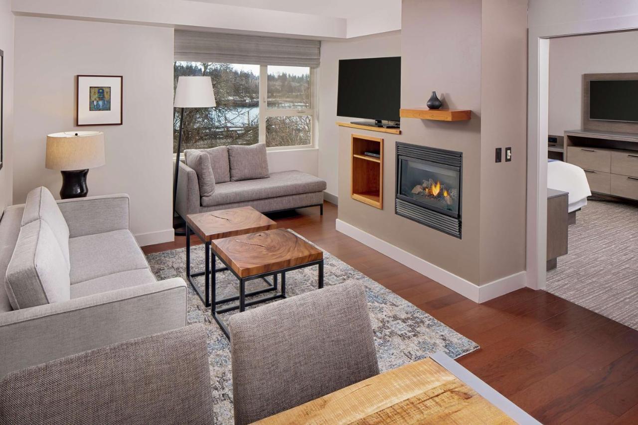 One-Bedroom Corner King Suite with Bay View at Chrysalis Inn & Spa Bellingham, Curio Collection by Hilton
