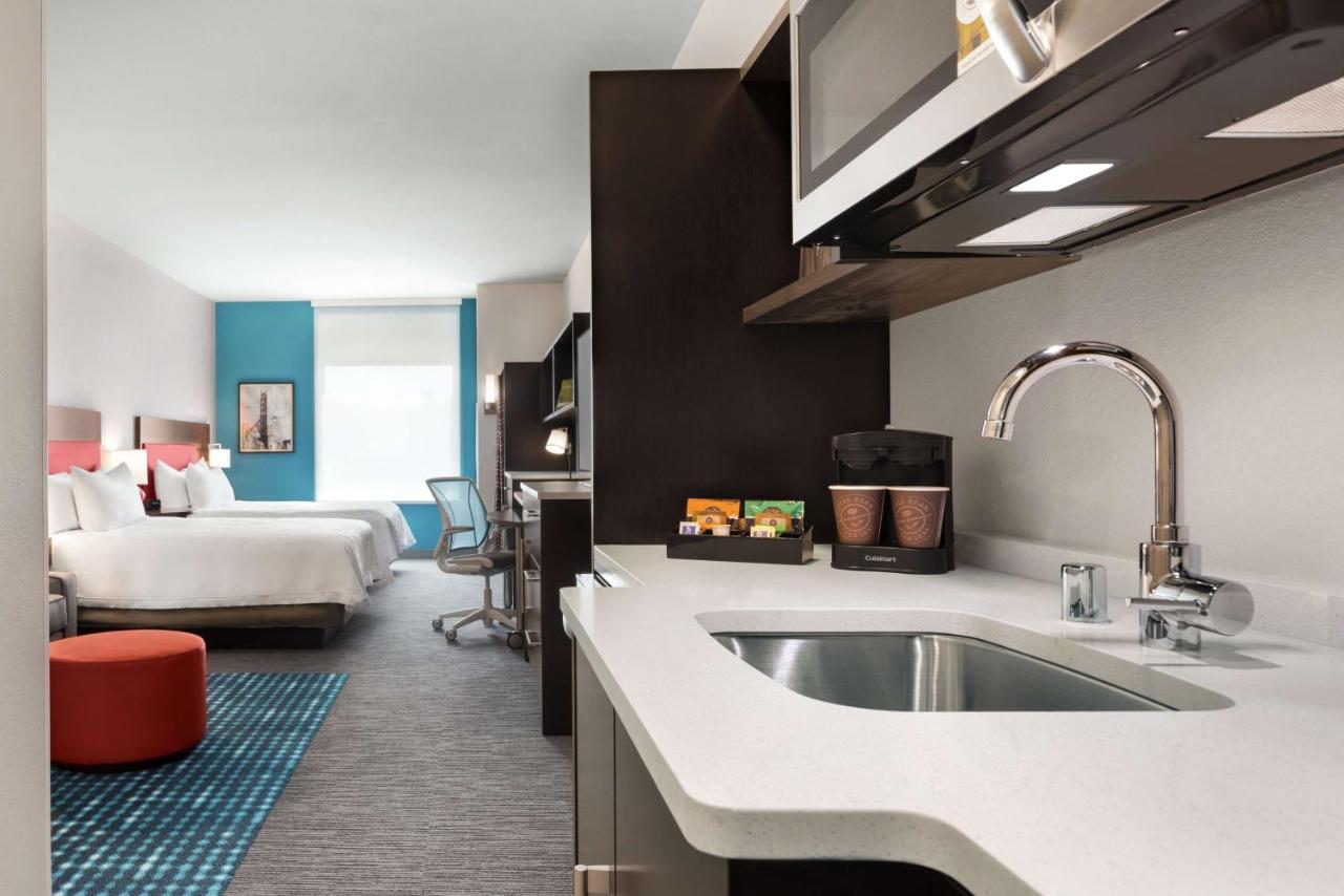 Queen Studio with Two Queen Beds - Non-Smoking at Home2 Suites by Hilton Madison Central Alliant Energy Center