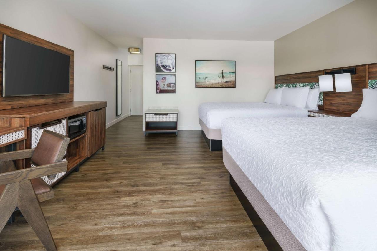 Queen Room with Two Queen Beds and Pool View at Hampton Inn Key West FL