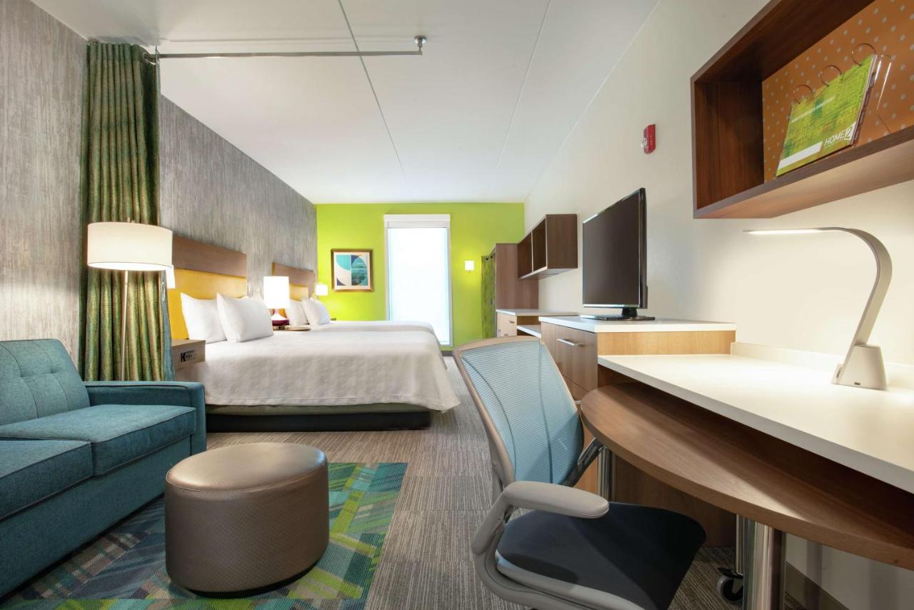 Queen Studio with Two Queen Beds - Non-Smoking at Home2 Suites by Hilton Dayton/Beavercreek