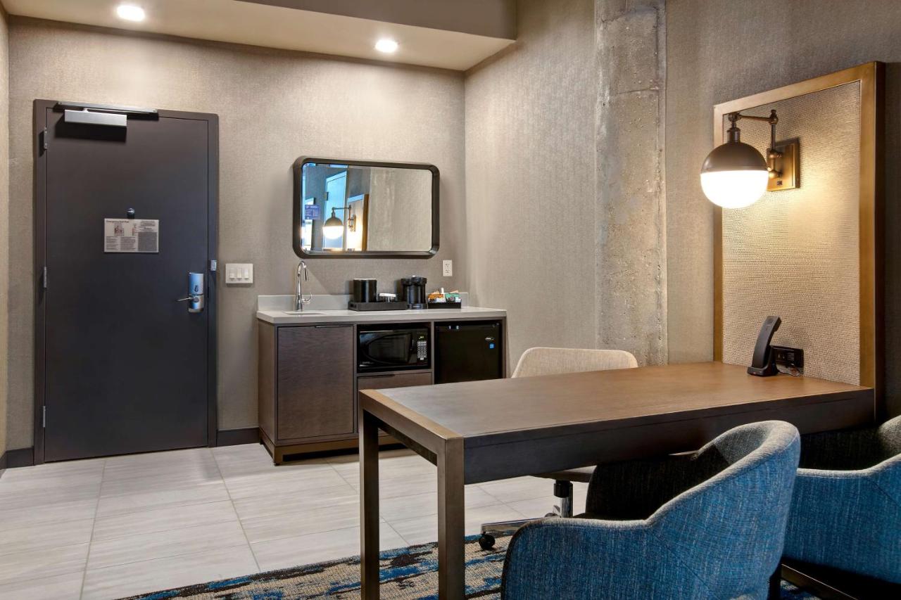 Two-Room Queen Suite with Two Queen Beds at Embassy Suites by Hilton Rockford Riverfront