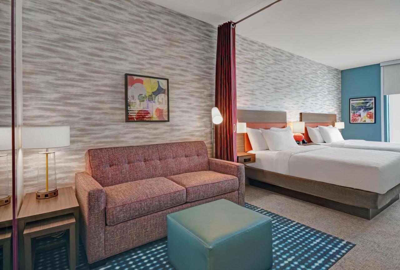 Queen Studio with Two Queen Beds - Non-Smoking at Home2 Suites by Hilton Raleigh North I-540