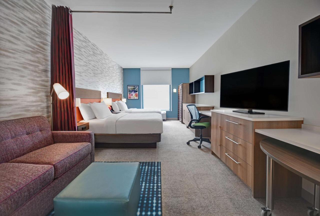 Queen Studio with Two Queen Beds - Non-Smoking at Home2 Suites by Hilton Raleigh North I-540