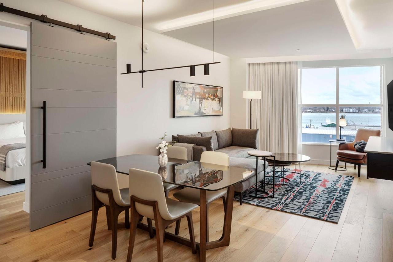 One-Bedroom King Suite with City View at Canopy by Hilton Portland Waterfront