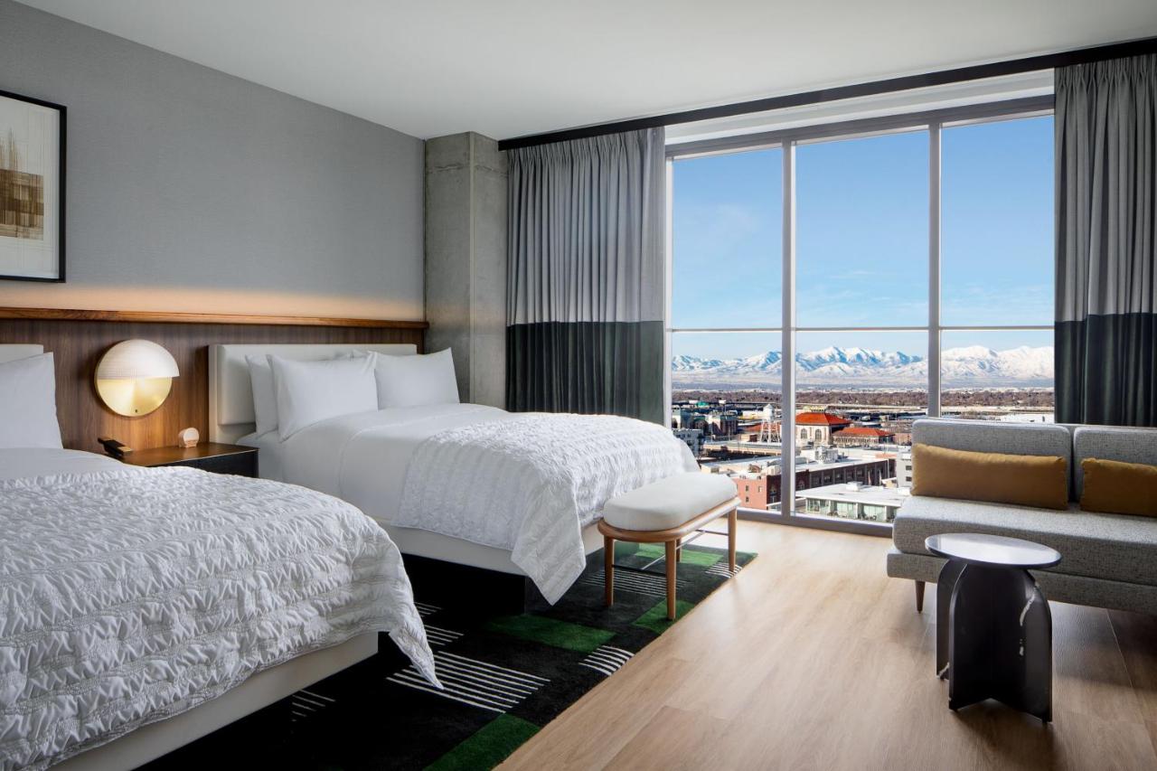 Classic Queen Room with Two Queen Beds and City View at Le Méridien Salt Lake City Downtown