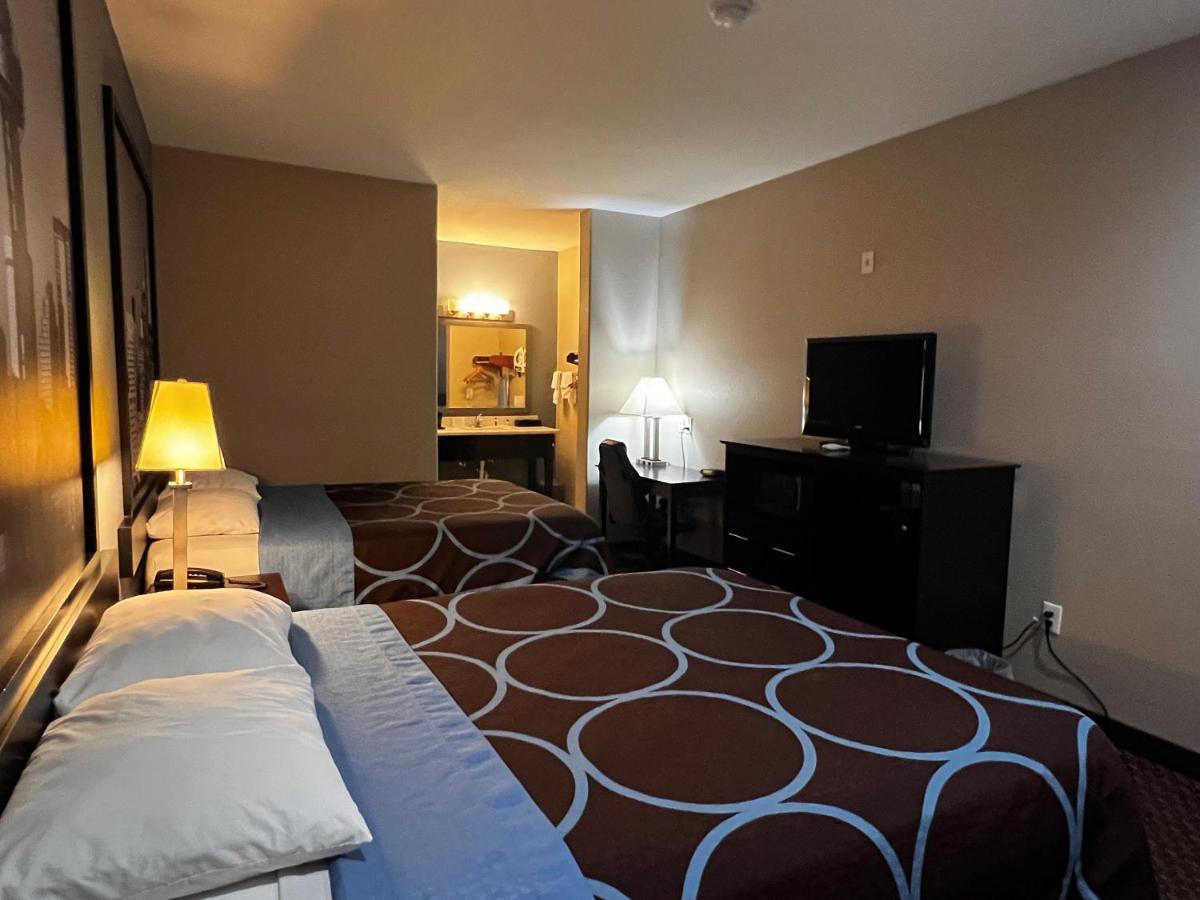 Queen Room with Two Queen Beds - Non-Smoking at Super 8 by Wyndham Center