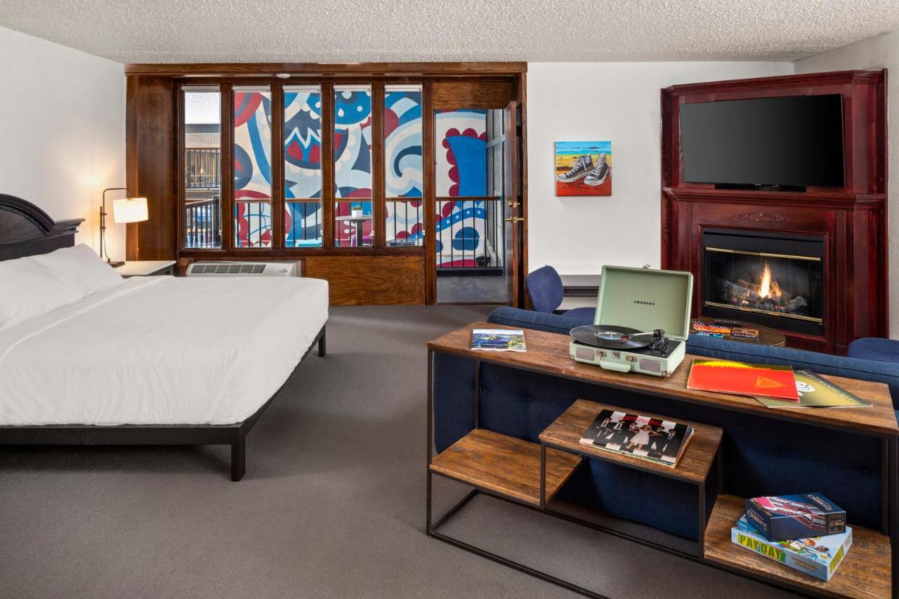 King Room with Balcony at The Highlander Hotel Iowa City, an Ascend Collection Hotel