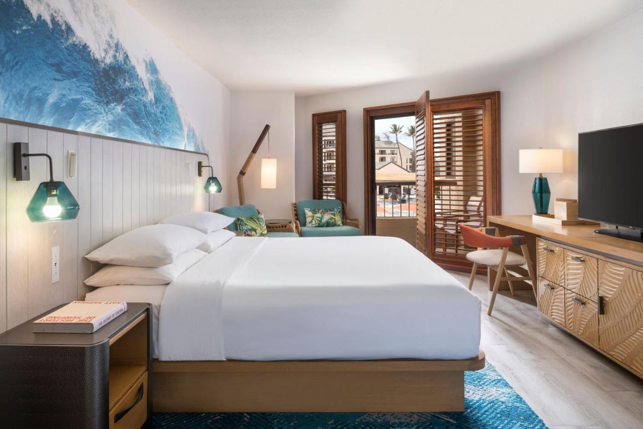 King Room with Pool View at Sheraton Kauai Coconut Beach Resort