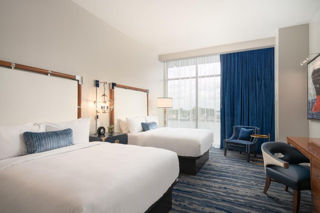 Queen Room with Two Queen Beds and River View at JW Marriott Savannah Plant Riverside District