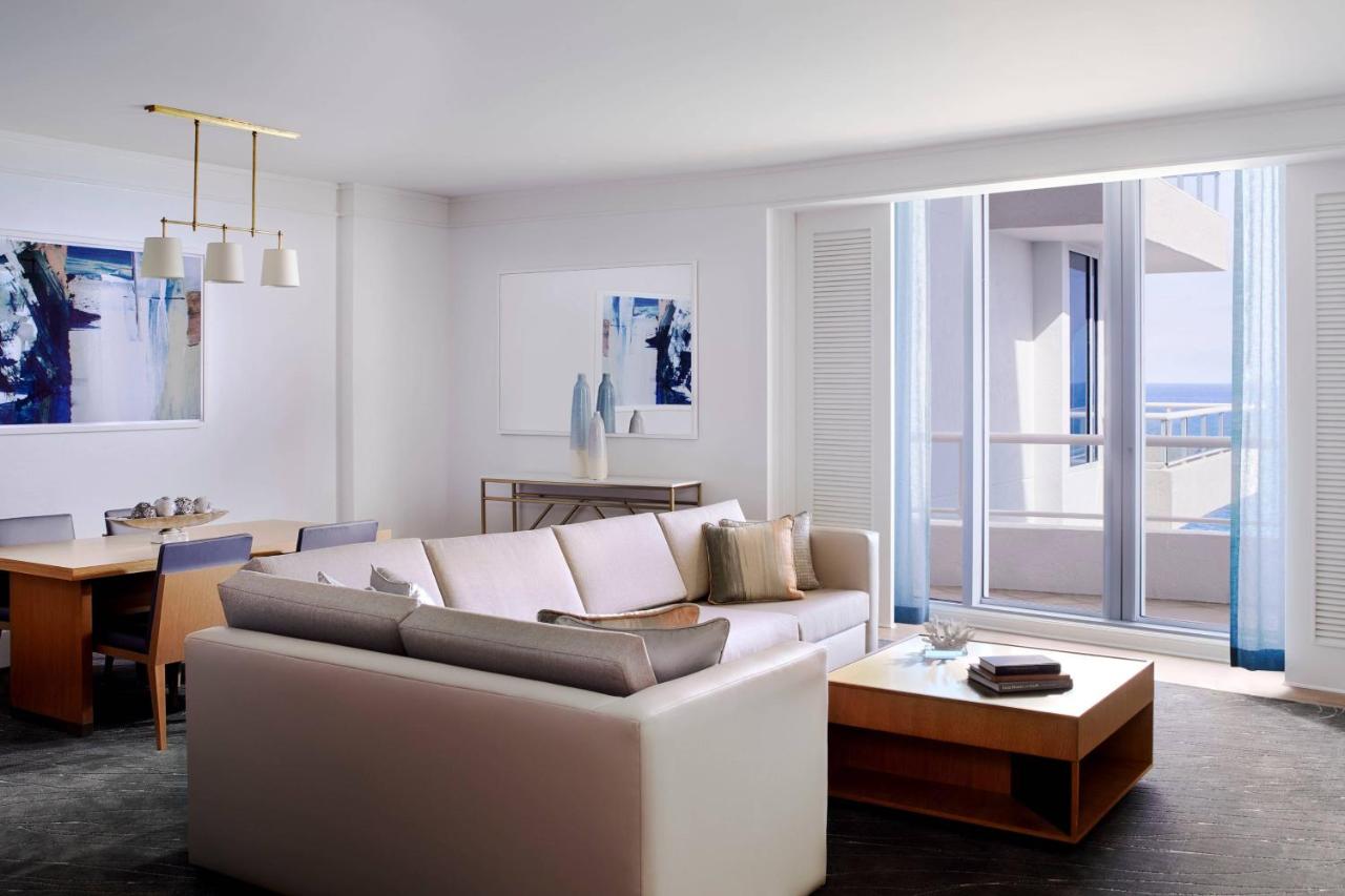 One-Bedroom Oceanfront Residential King Suite with Sofa Bed at The Ritz-Carlton, Fort Lauderdale