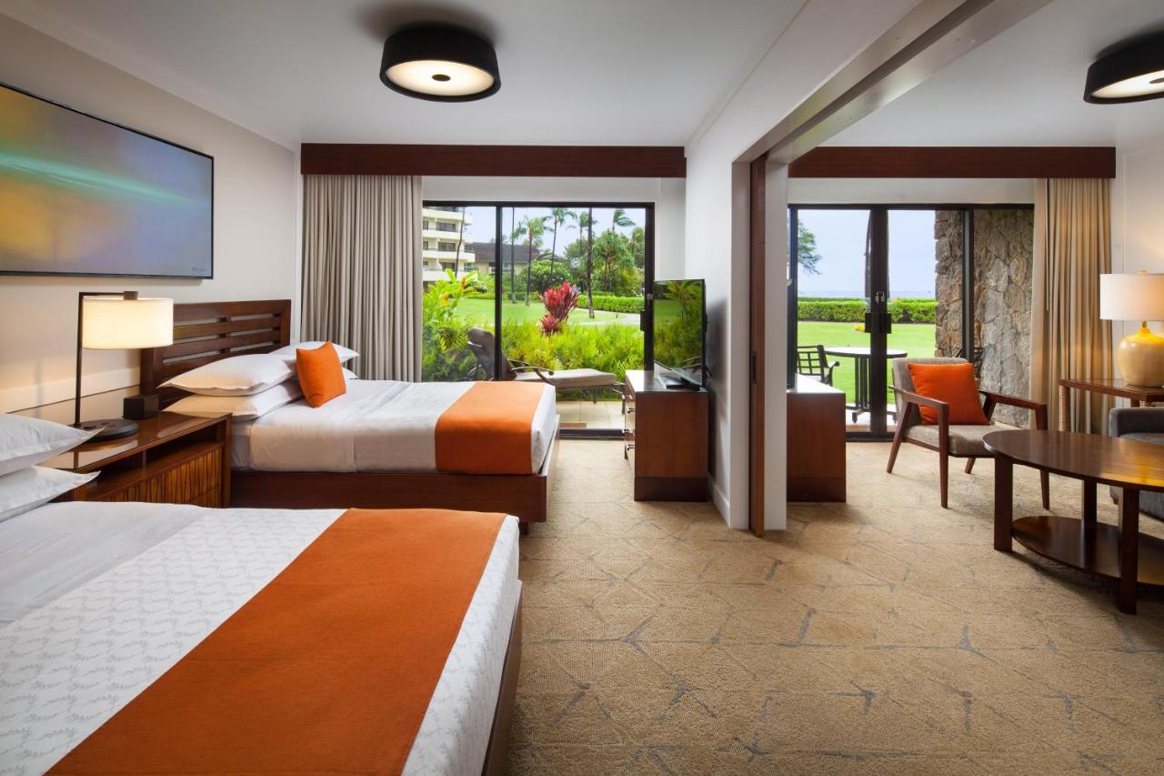 Family Suite with Partial Ocean View at Sheraton Maui Resort & Spa