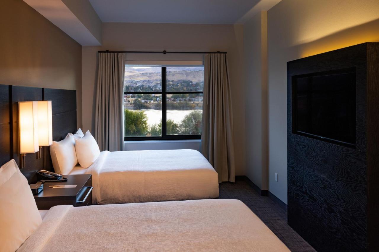 One-Bedroom Queen Studio Suite with Two Queen Beds and Sofa Bed - River View at Residence Inn by Marriott Wenatchee