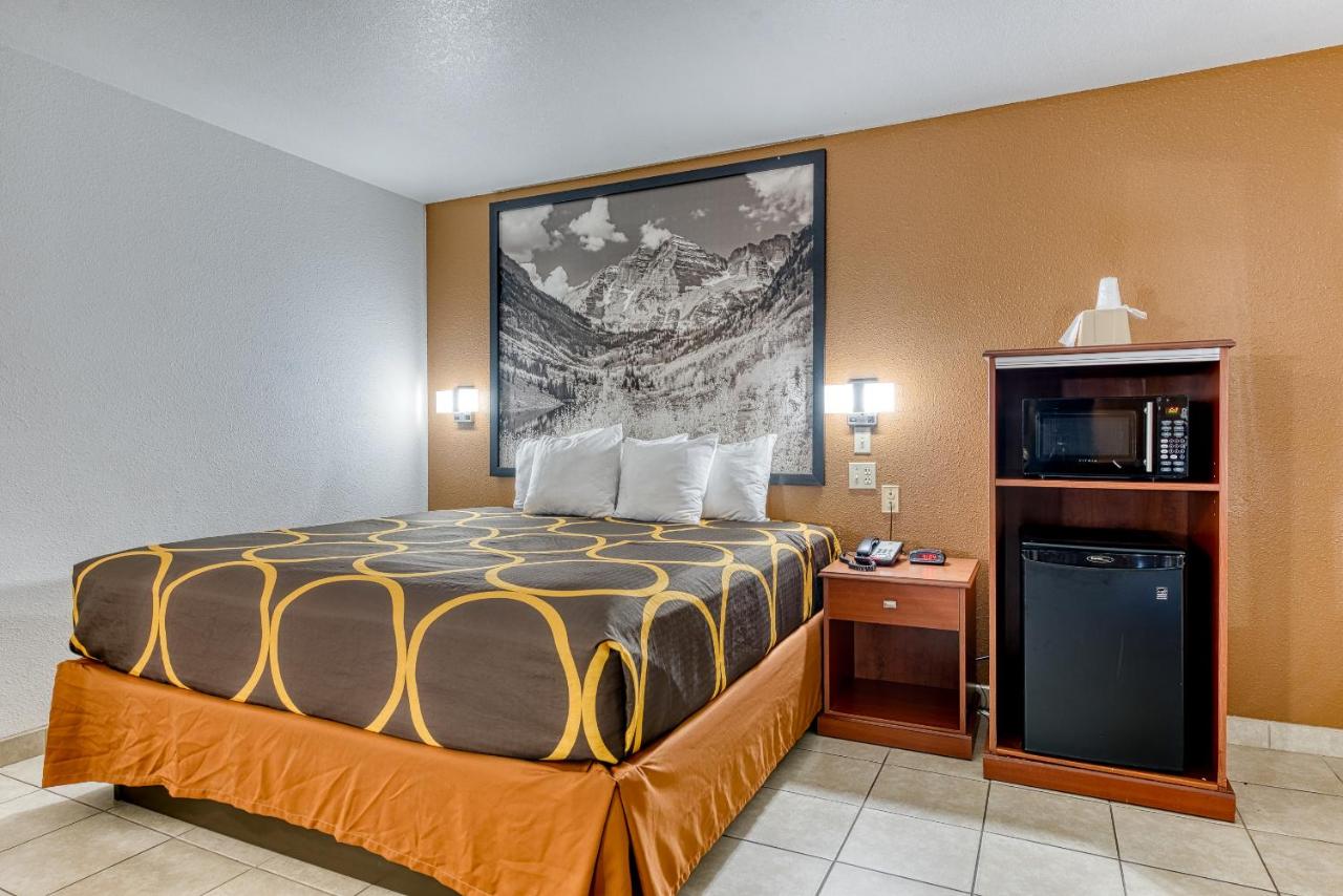 King Room with Two King Beds and Mobility Access - Dog Friendly/Non-Smoking at Super 8 by Wyndham Alamosa