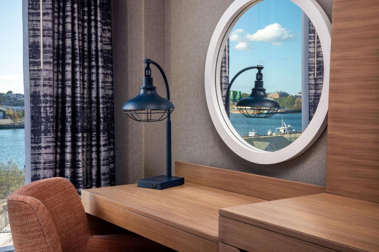 Queen Room with Two Queen Beds and Water View - Hearing Accessible at Hampton by Hilton at the Boston Seaport District