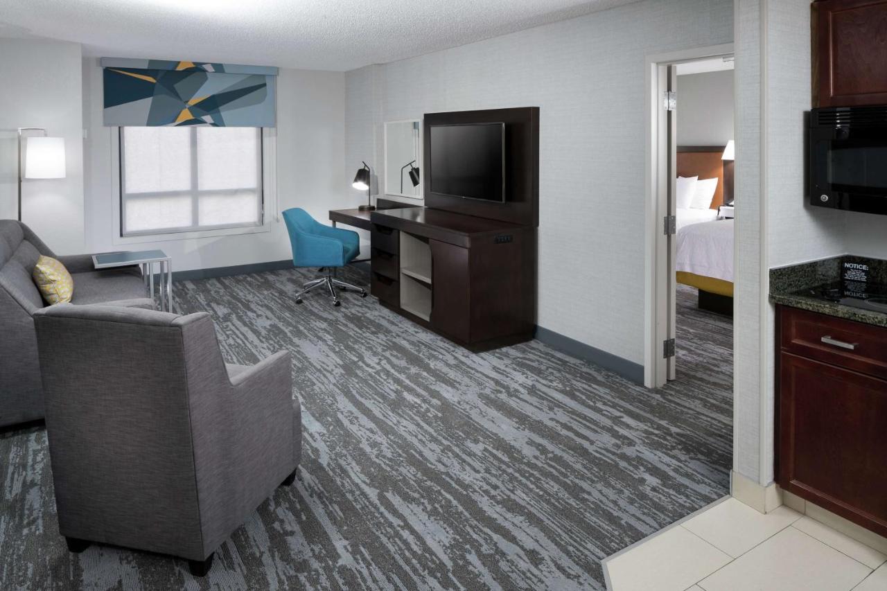 One-Bedroom King Suite with Sofa Bed and Kitchen at Hampton Inn & Suites Memphis-Beale Street