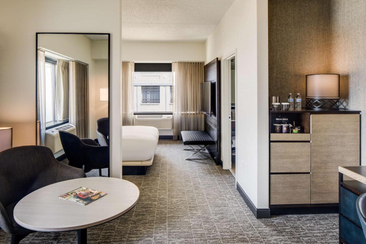 Junior King Suite with Seating Area at DoubleTree by Hilton Hotel & Suites Jersey City