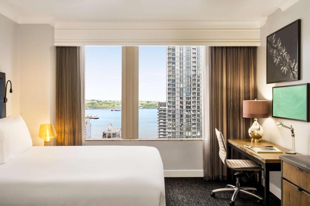 King Guestroom with Skyline View at Hilton Motif Seattle
