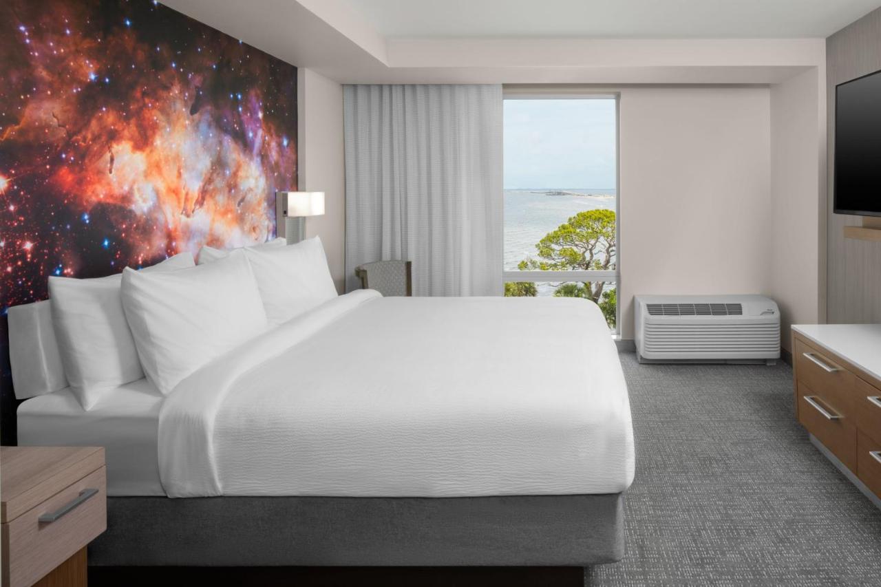 King Suite with Sofa Bed and View at Courtyard by Marriott Titusville Kennedy Space Center