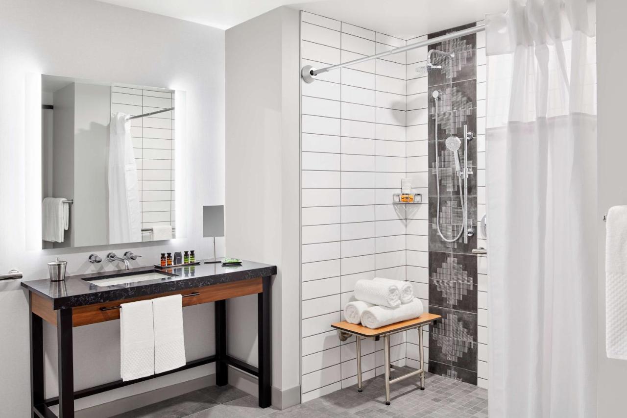 King Room - Mobility Accessible with Roll In Shower at Canopy by Hilton Tempe Downtown