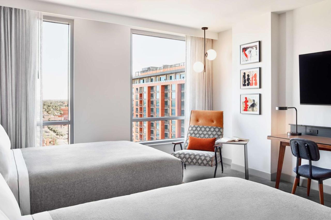 Queen Room with Two Queen Beds - Mobility Accessible with Roll In Shower at Canopy by Hilton Tempe Downtown