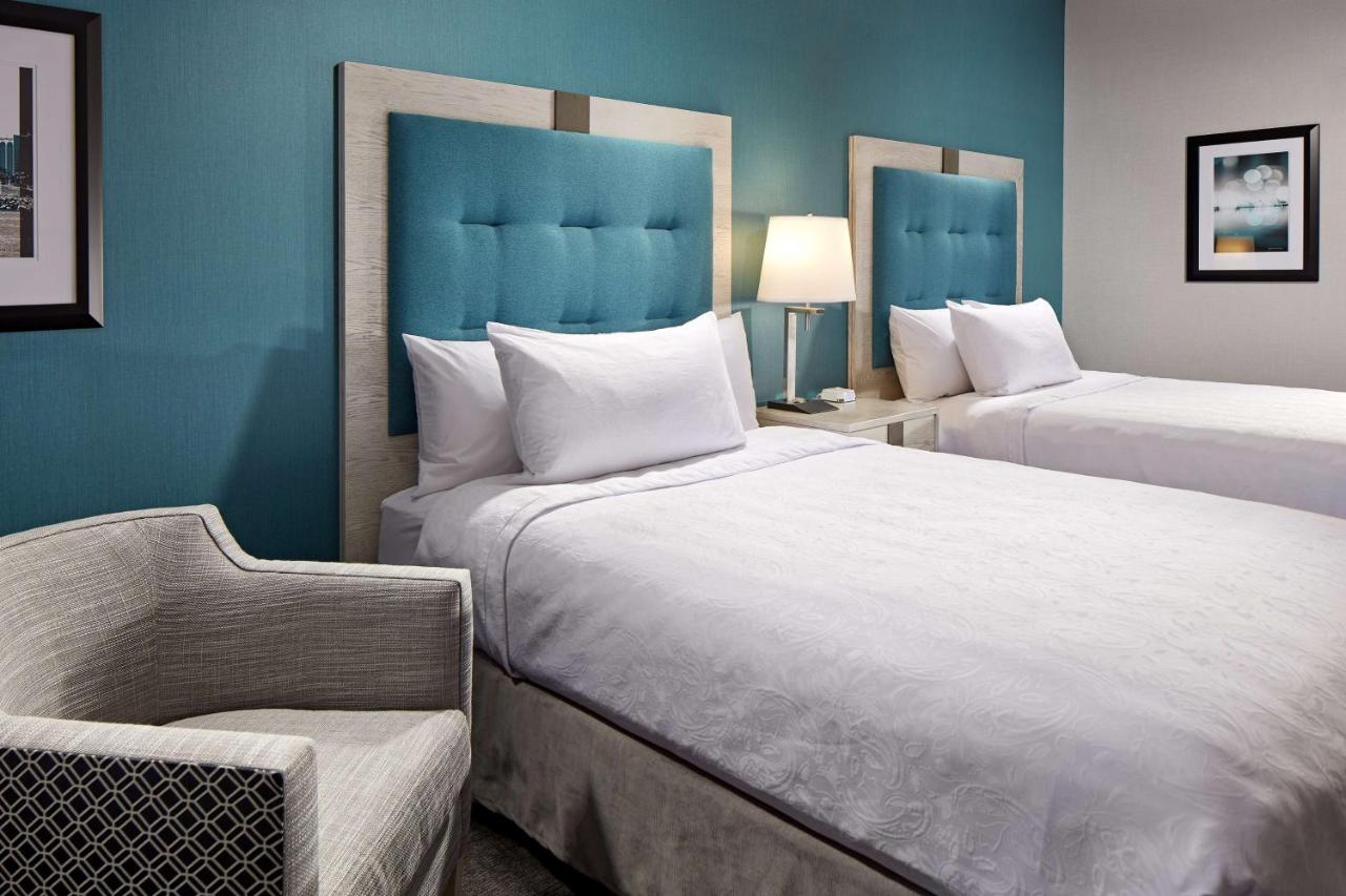 One-Bedroom Queen Suite with Two Queen Beds, Courtyard View Non-Smoking at Homewood Suites by Hilton Long Beach Airport